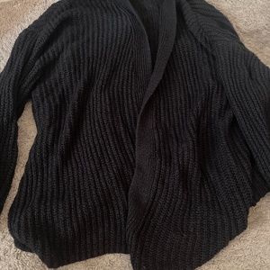 Black cardigan